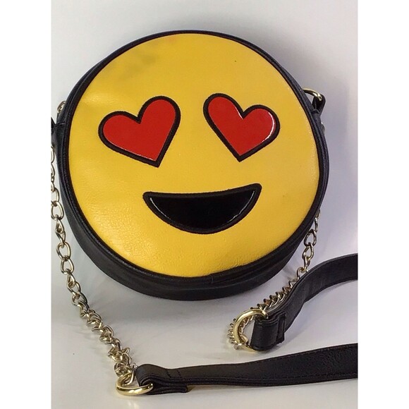 Olivia Muller Emoji Purse,Crossbody,chain Strap,read - Picture 3 of 4